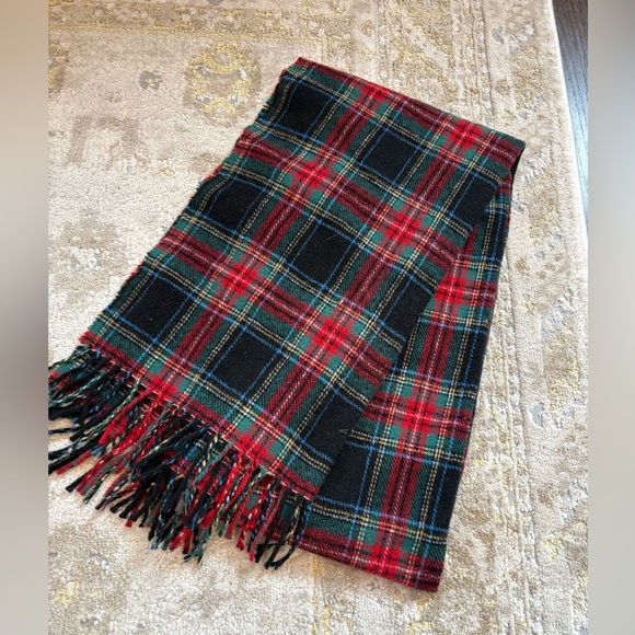 J. Crew Plaid Scarf Made in Italy - Picture 4 of 7
